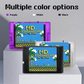 4000-in-1 Mega Genesis MD V3 Pro Game Card for SEGA Consoles with 4GB TF Card