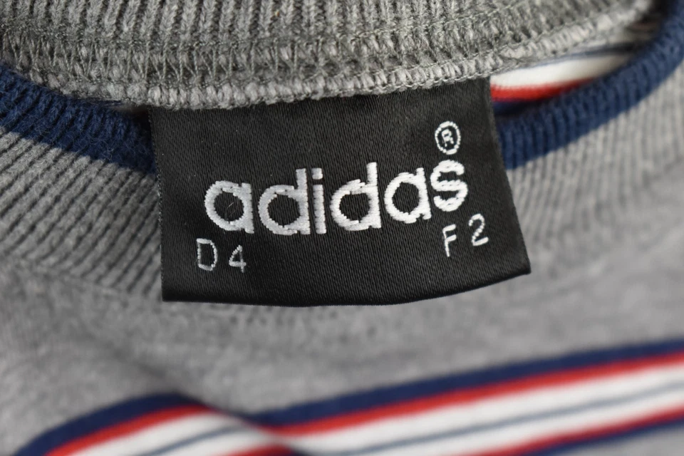 ADIDAS Vintage Olympics Great Britian T-Shirt size 36/38 Mens Striped Sports - Image 4 of 4