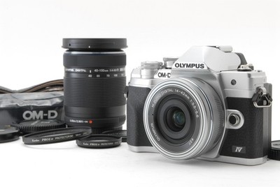 [NEUWERTIG in Box] Olympus OM-D E-M10 Mark IV Kamera 14-42 40-150 Objektive...