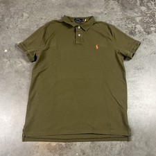 Polo Ralph Lauren Polo Shirt Mens XL Green Preppy Logo Preowned
