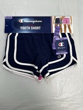 Champion Girl 2 Pack Youth Short Size Xs 5/6 New with Tags