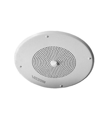 Valcom V-1420 High-Fidelity Round Ceiling Speaker 8-Inch One-Way
