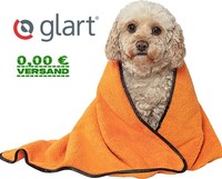 Glart T44WG Mikrofaser Hundetuch: 90X60 Cm, Super SaugfäHig, Fellfreundlich