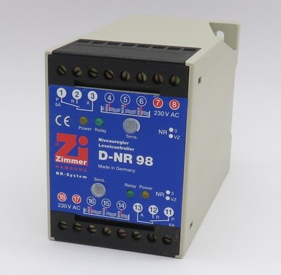 ZIMMER D-NR 98 Doppel-Niveauregler Füllstandsmessung Dual Level Controller 230V
