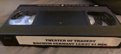 Theatre Theater Of Tragedy Gothic Metal Live Show Music VHS Video Tape Concer