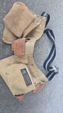 Genuine Suede Leather Carpenter's Apron Tool Belt Heavy Duty Hand Crafted Mexico