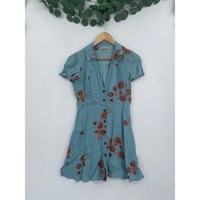 Urban Outfitters Mallory Floral Button-Through Mini Dress  XS-TP