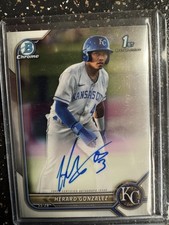 2022 Bowman Chrome - Prospect Autographs Herard Gonzalez #CPA-HG (AU, RC)
