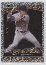 2021 Update Topps Black Gold Platinum Anniversary 43/70 Alex Bregman #BG-15 k4s