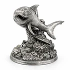 1 oz Gold Spartan 999+ Pure Silver Shark V2 Statue – Luxury Collectible Gift