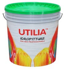 Utilia Idropittura Al Quarzo Liscio Colore Bianco 14 Litri Utilia Pitture a temp