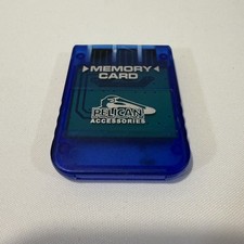 Pelican Accessories Sony PS1 Memory Card Blue PlayStation Save Data Storage