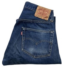 Rare 90s Levi's 501XX Valencia 555 Big E Redline Selvedge USA W31 Denim F/S