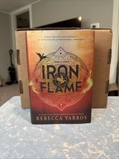 Iron Flame- Rebecca Yarros 1st Edition Black Edges, HC DJ