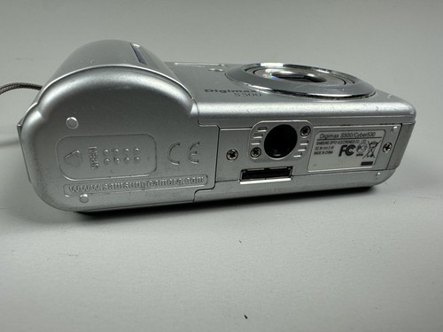 Samsung Digimax S500 Camera 5.1 MP Digital Compact Silver LCD Vintage Tested - Picture 8 of 10
