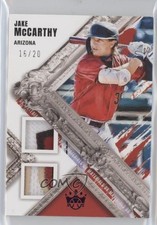 2022 Panini Diamond Kings DK Materials Purple 16/20 Jake McCarthy #DKM-JM 1b3