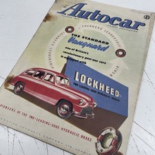 ORIGINAL VINTAGE Junk Magazine Motor Autocar Car 1948 Advert Clippings Vanguard