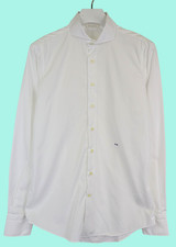 SUITSUPPLY Extra Slim Fit Formal Shirt Men's XL Long Sleeve Collared White