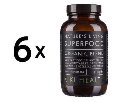 6 x KIKI Health Organic Nature's Living Superfood - 150g (199,99 EUR/kg)