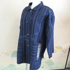 Kimono Remake Silk Jacket Free Size Handmade Used Japan