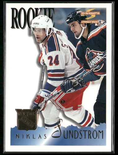 1995 Pinnacle Summit Niklas Sundstrom [Artist's Proof] #187 card