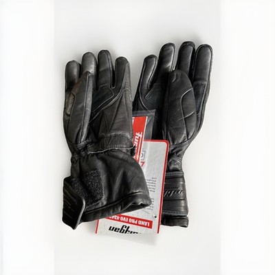 New Furygan Land Pro Evo Black Leather Motorcycle Gloves Size 3XL / 12