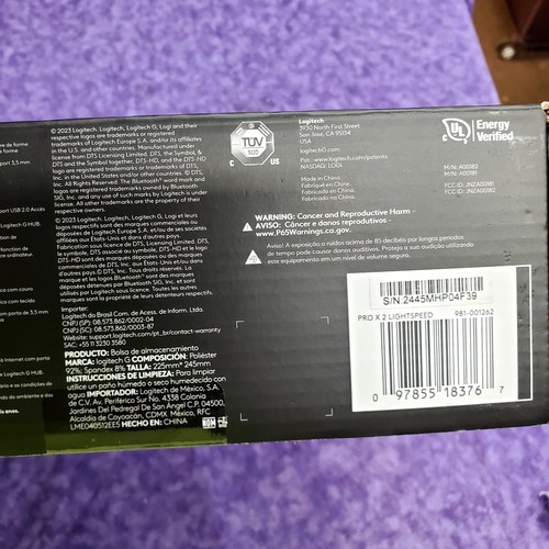 💥NEW SEALED BOX💥LOGITECH PRO X 2 LIGHTSPEED WIRELESS OVER-EAR GAMING HEADSET - Picture 15 of 24