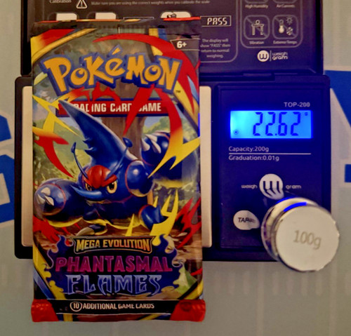 Heavy?? - Pokemon TCG: PHANTASMAL FLAMES - English Booster Pack SEALED - 22.62g