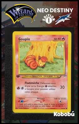 Pokemon Card Goupix 91/105 Edition 1 Ed 1 Neo Destiny Wizards FR 2