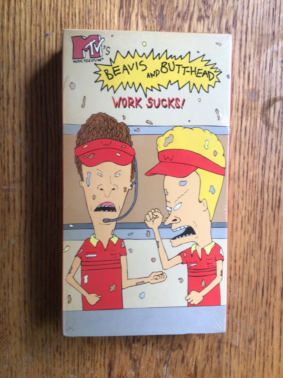 Beavis and Butt-Head - Work Sucks (VHS, 1995) New sealed