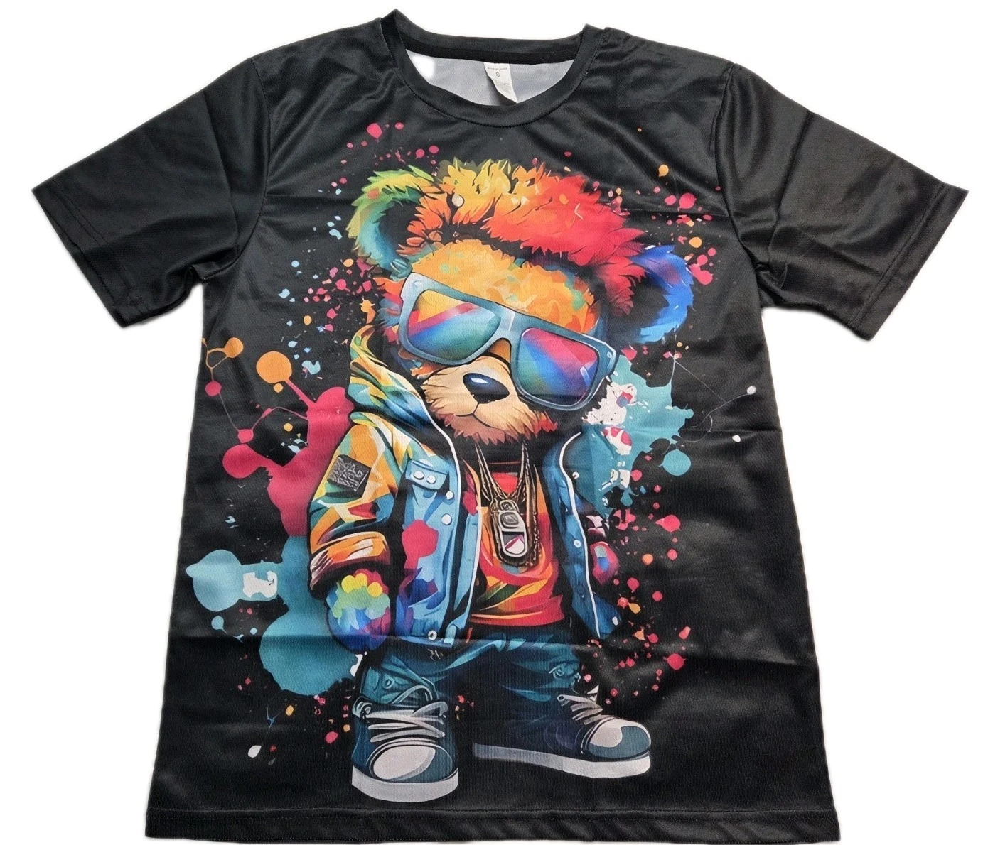 Teddy Bears T Shirt Men S Graphic Print Pullover Short Sleeve Polyester New