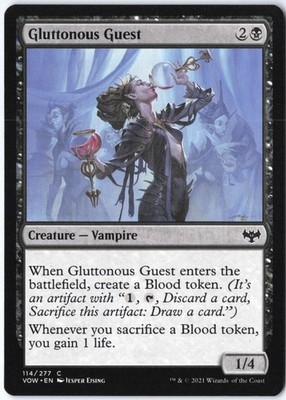Gluttonous Guest C Innistrad: Crimson Vow 114 LP