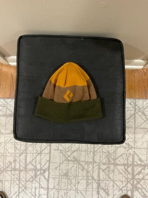 Black Diamond Beanie Hat brown and orange