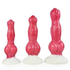 NNSX Large Knot Dildo Fantasy Realistic Penis With Suction Cup Silicone Sex Toy