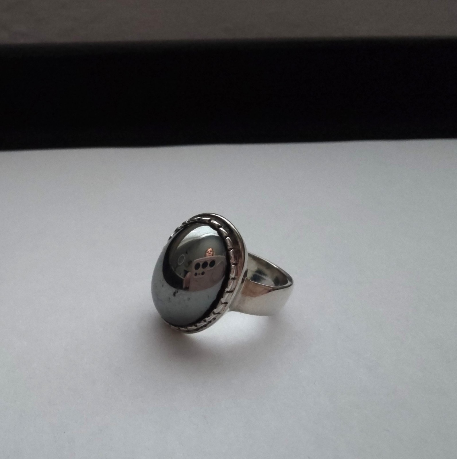 Premier Designs Eclipse Ring PD Faux Hematite Bla… - image 6