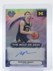 WINTERS GRADY 2025-26 BOWMAN U BEST OF 2025 REFRACTOR AUTO #BA-WG MICHIGAN Q7302