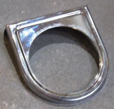 52mm 2" Single 1 Hole Dashboard Gauge Holder Pod Car Meter Mount Bracket Chrome