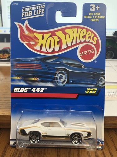 2000 Hot Wheels #242 Hurst Olds 442 White Gold Stripes PR5’s VINTAGE ...