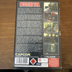 Resident Evil - SEGA Saturn -  PAL UK - Complete Boxed Game w/ Manual