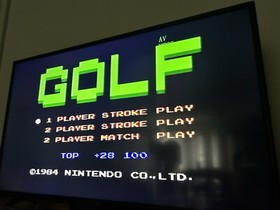 Lot Of 2 Nintendo NES Games Bases Loaded 2 & Golf WORKS