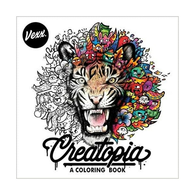 Creatopia a Coloring Book by Vexx 9780593330302 Fast * for sale online