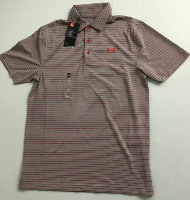 grey under armour polo