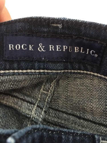 Jeans donna Rock and Republic taglia 28 Kasandra elasticizzato blu ottimo stato 32 x 29 - Foto 9 di 10