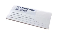 20 CHECKBOOK TRANSACTION REGISTER CALENDAR 2023-2024-2025 CHECK BOOK TOP QUALITY