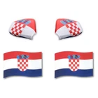 Fan package Croatia Croatia car exterior mirror flag magnets driving