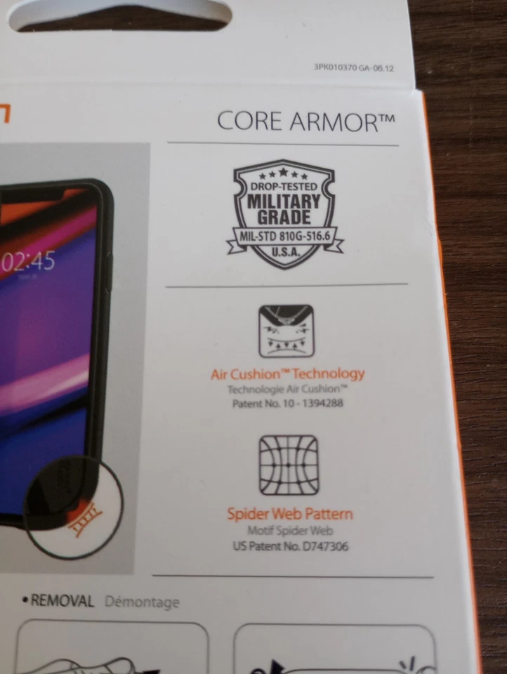 Spigen Black Core Armor Case for Apple iPhone 11 - 076CS27072 - Image 4 of 4