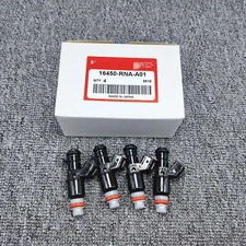 OEM 4PCS FUEL INJECTORS 16450-RNA-A01 FOR CR-Z FIT CITY 1.5L CIVIC 1.8L US
