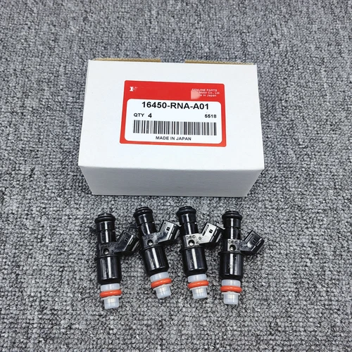 OEM 4PCS FUEL INJECTORS 16450-RNA-A01 FOR CR-Z FIT CITY 1.5L CIVIC 1.8L US - Picture 2 of 4