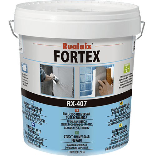 FORTEX RX-407 STUCCO RASANTE FIBRATO  PER PIASTRELLE CERAMICHE  KG 5