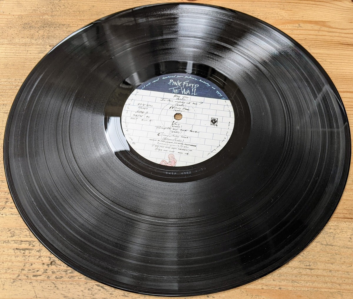 Pink Floyd The Wall SHDW411 STEREO UK盤 Pink Floyd The Wall - 1st + Sticker - EX UK 2-LP vinyl set